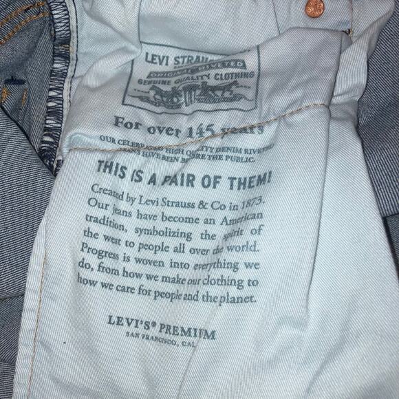 Men’s Levi’s 511 Slim Fit Medium Wash Jeans-size 33w30L - Picture 14 of 14